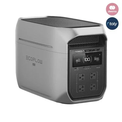 EcoFlow DELTA 3 Max Plus Portable Power Station 2048Wh 6000W - Silver